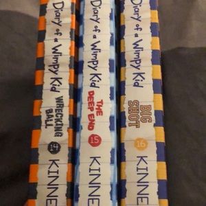 Diary of a wimpy kid book 14-15-16